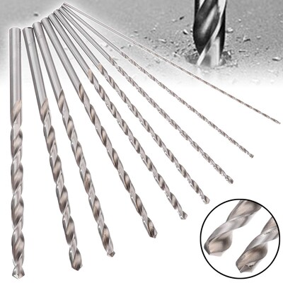 1pc 4-10mm HSS Twist Drill Bit Steel 200mm Straight Shank Mi