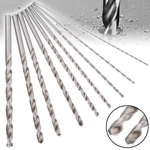 1pc 4-10mm HSS Twist Drill Bit Steel 200mm Straight Shank Mi
