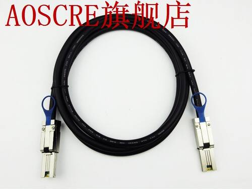 1Meter External Mini SAS SFF-8088 to SFF-8088 4 Channel Data