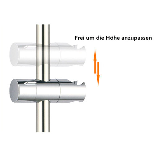 18-25mm Hand Shower Bracket fit to ABS Adjustable Rail Head