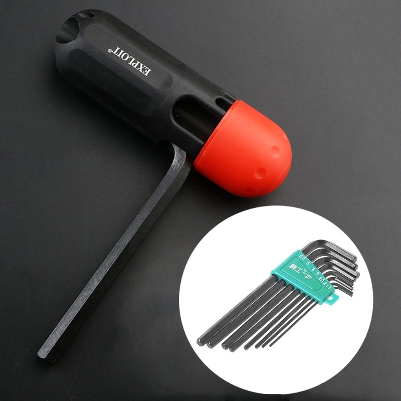 8Pcs/Set 1.5mm-6mm Hexagon Hex Allen Key Wrench Kit Spanner