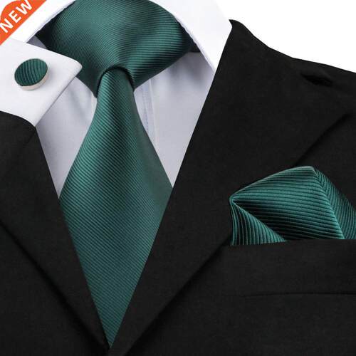 Solid Silk Mens Ties Neck Tie Set for Men Suits Tie Hndker