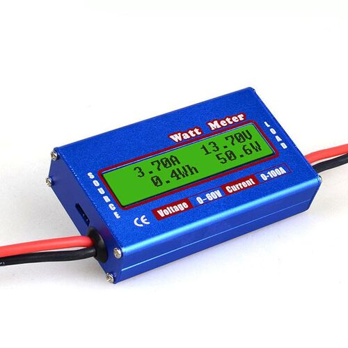 Watt Volt Amp Meter Balance Voltage Battery Power Analyzer R