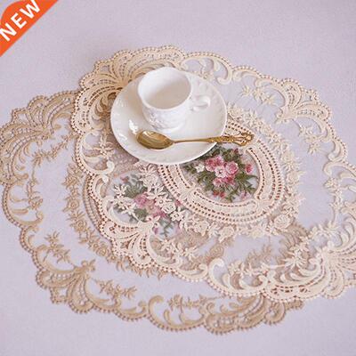 1Pcs for Dining Table Embroidery Craft Placemat European Sty