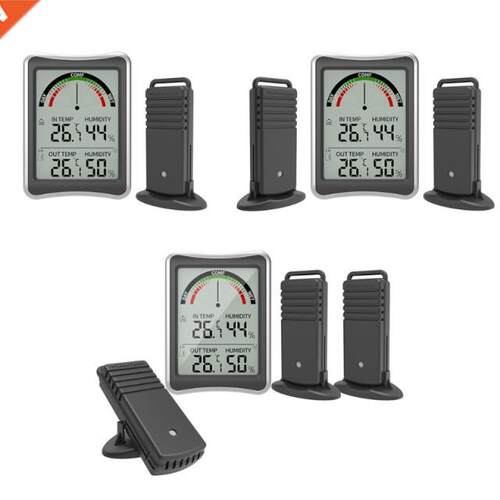 50meter 164ft Wireless Weather Station Indoor Outdoor Max Mi