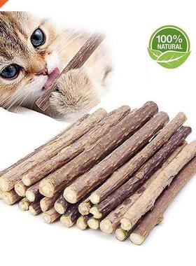 Cat Catnip Sticks Pet Teeth Cleaning Chew Toy for Cats 100%