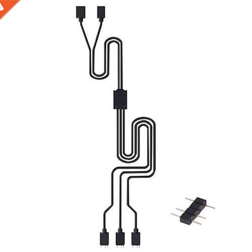 5-24V 3 Pin RGB Connector 1 To 5/ 3 pin Wire Splitter Extens