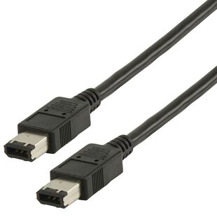 IEEE1394 firewire cable cord 6 pin to 6 pin 5ft 1.5M nickel-