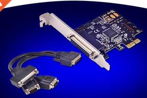 PCI-Express to 2 Ports Serial RS-232 COM+ 1 Parallel LPT Ex