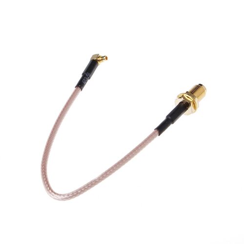 SMA Female to MMCX Male Right Angle Pigtail Cable RG316 15cm