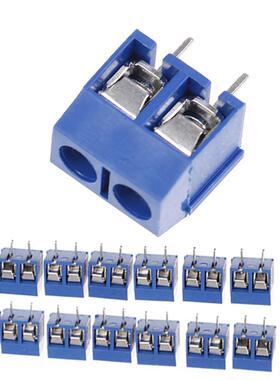 10PCS 2-Pin Pitch Screw Terminal Block Connector 5.08mm Pane