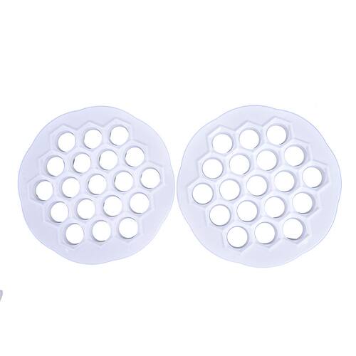 19 Holes Kitchen Pastry Tools 21x 2cm Dumpling Mold  Ravi