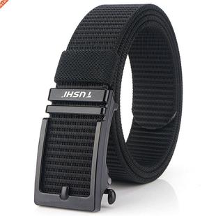 New Automatic Buckle Nylon Belts For Men Business Fashion D