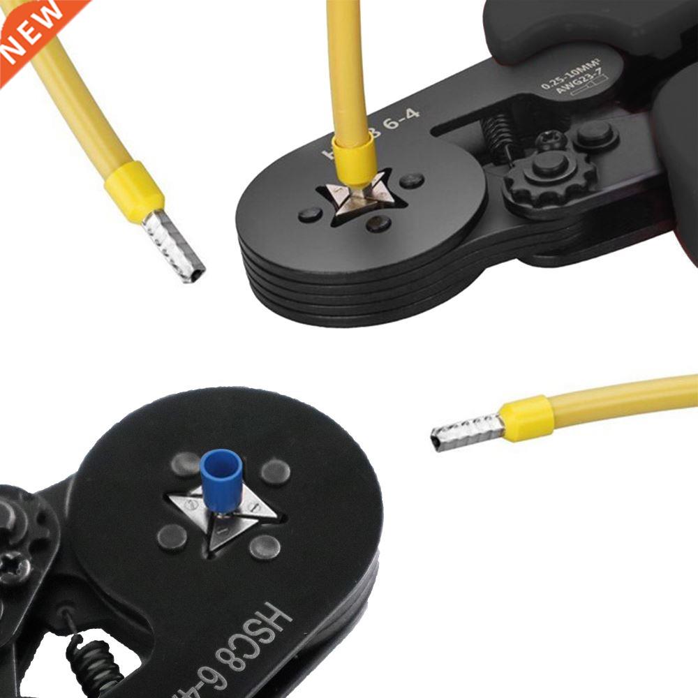 0.25-10MM² Wre Crmper Tool HSC8 6-4A Ferrule Crmpng Ple