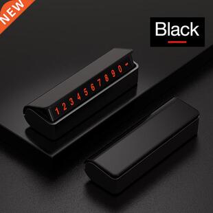 Car Temporary Parking Card Hol Magnetic Hide Phone Number