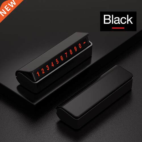 Car Temporary Parking Card Hol Magnetic Hide Phone Number