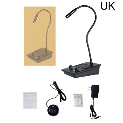 Bank Intercom System Two-way Window Intercom Loudspeaker Pha