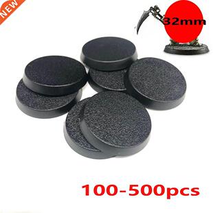 32mm Gaming Miniatures Plastic Round Bases for Wargames 100