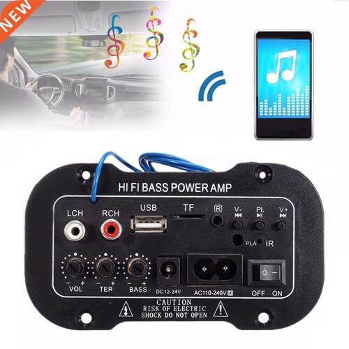 220V Car Bluetooth Amplifier Hi-Fi Bass Power Amplifier Boar