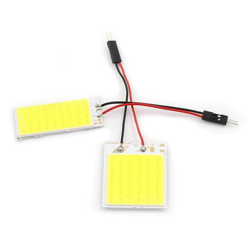 36/48 12v White Smd Cob Led Panel Car Auto Interior Lamp Bul