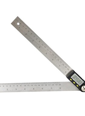 Paractical 2 In 1 Angle Ruler Protractor 360 Degree 200mm Pr