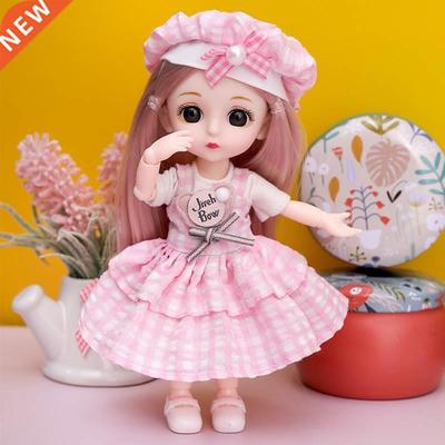 New 13 Movable Jointed Princess Dolls Toys Mini 16cm 1/12 BJ