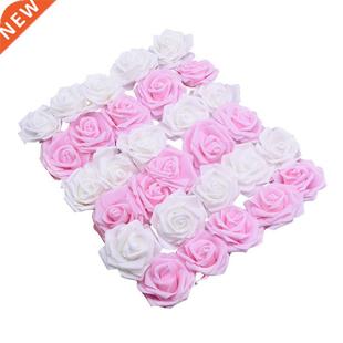 6cm Wedding Roses Foam Artificial Rose Flowers Head Wreath D