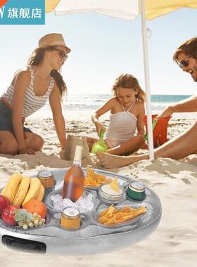 Summer Pool Inflatable Cup Holder Safe Storage Multiple Uses