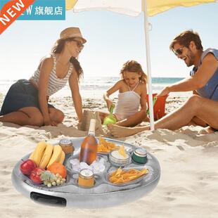 Summer Pool Inflatable Cup Holder Safe Storage Multiple Uses