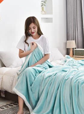 Mlk thn qult Nap blanket Extra thck blanket Coral blank