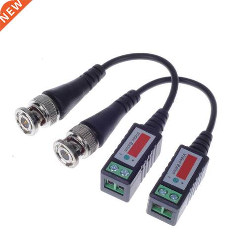 10 Pairs(20 Pieces) Twisted BNC CCTV Video Balun Passive Tra