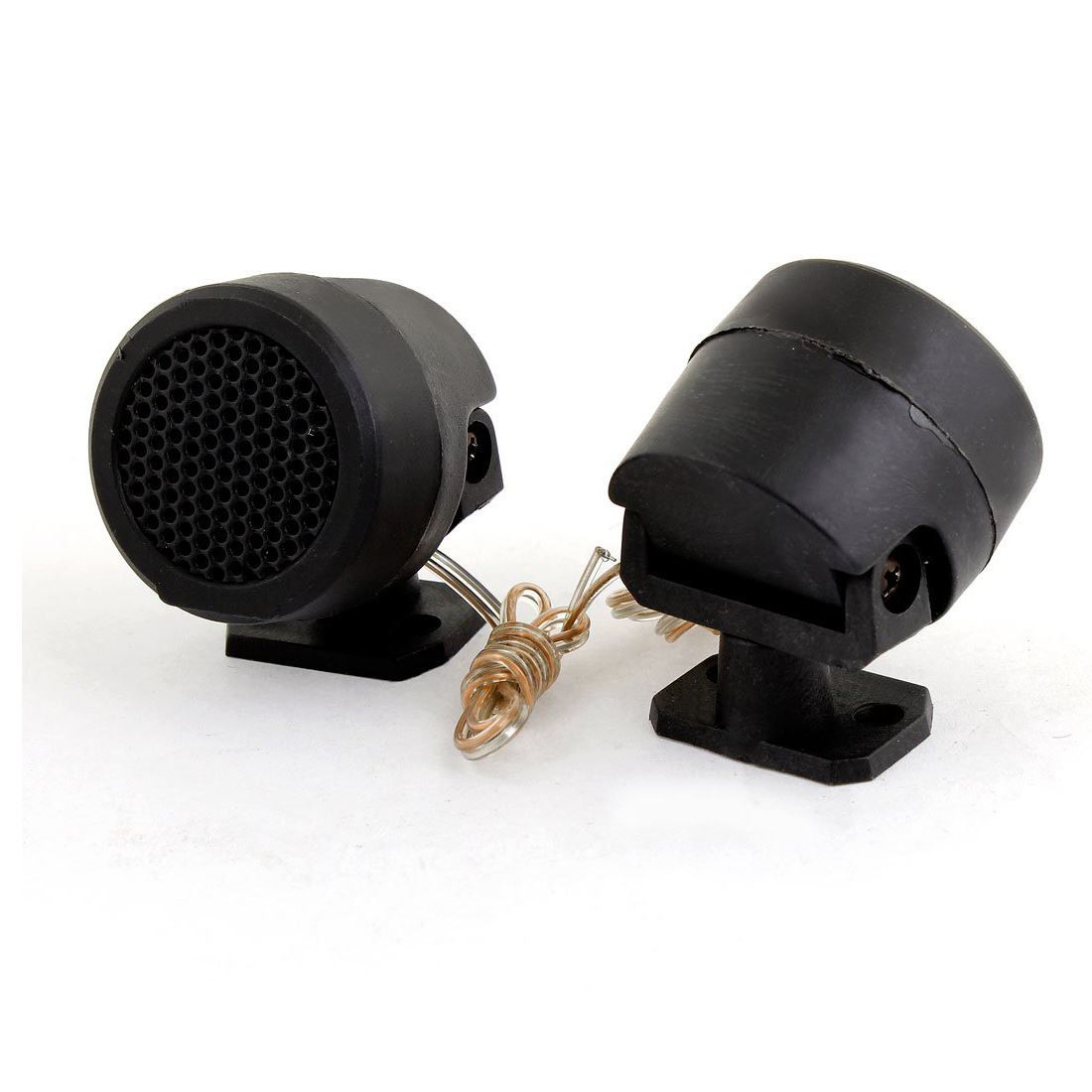 2 Pcs Pre-wired Dome Audio System Tweeter Speakers 500W for