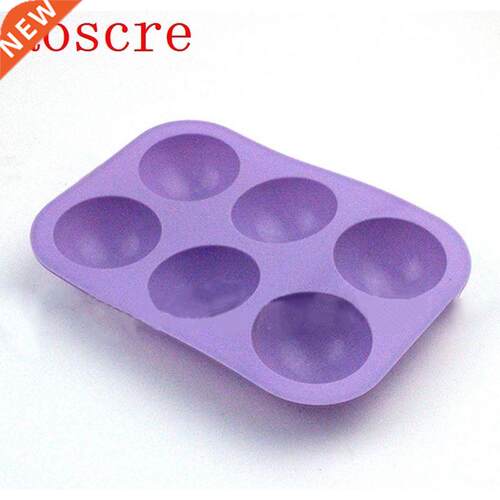 Silicone 6 Round Shape Mold Muffin Pan Jelly Cupcake Candy C