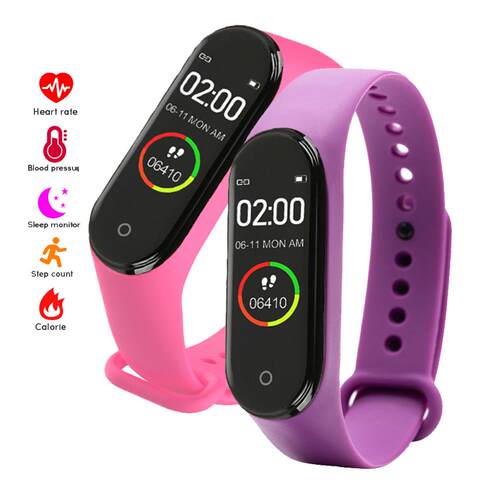 Men Smart Band Pedometer Bracelet Step Counter Fitness Brace