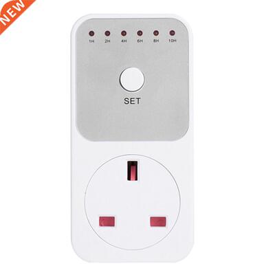 UK Plug Electricity Power Metering Socket 10Hr Timer Socket