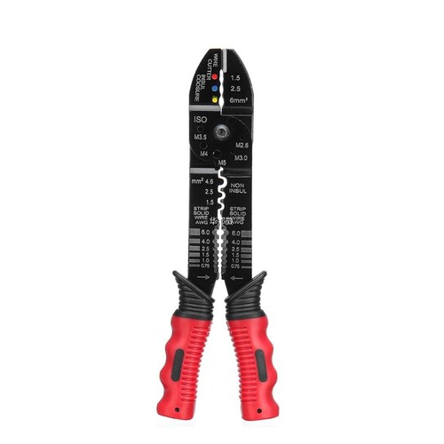 Multi-function Wire Striper Cutter Crimping Plier Electric C