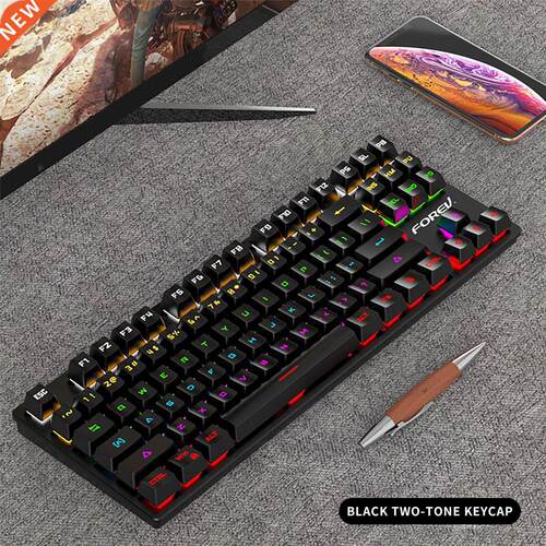 Mechanical Gaming Keyboard Computer Keyboard Gamer Fashion 8