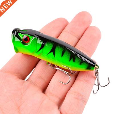 1Pcs Fishing Lures 6.5cm/12g Topwater Popper Bait 5 Color Ha
