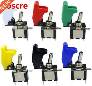 1pcs 5color Car Toggle Switch Illuminated LED ON/OFF 12V Fli