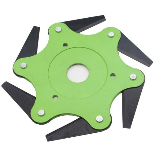 6 Steel Blades Grass Trimmer Head Brush Cutter 65Mn Weed Bru