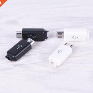 Plug whit DIY Covers Kit Connectors Male USB Micro lot 10pcs