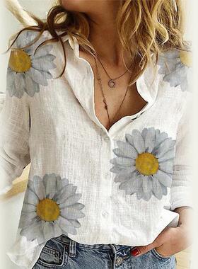 Women Fashion Long Sleeve Marguerite Dot Star Print Office S