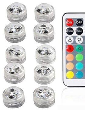 5/10pcs Underwater LED Lights Submersible RGB Waterproof Lig