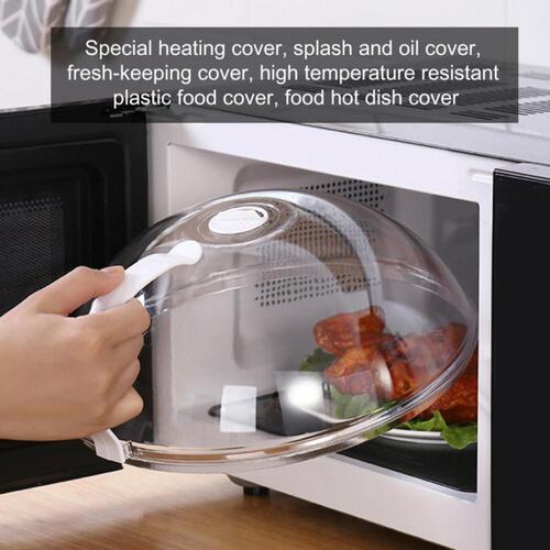 Dish Cover Kitchen Microwave Oven Plate Cover Transpent An