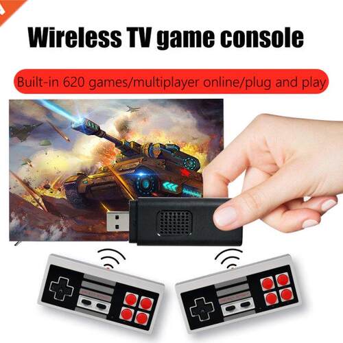 Powkiddy PK02 Video Game Console Built in 620 Classic Games