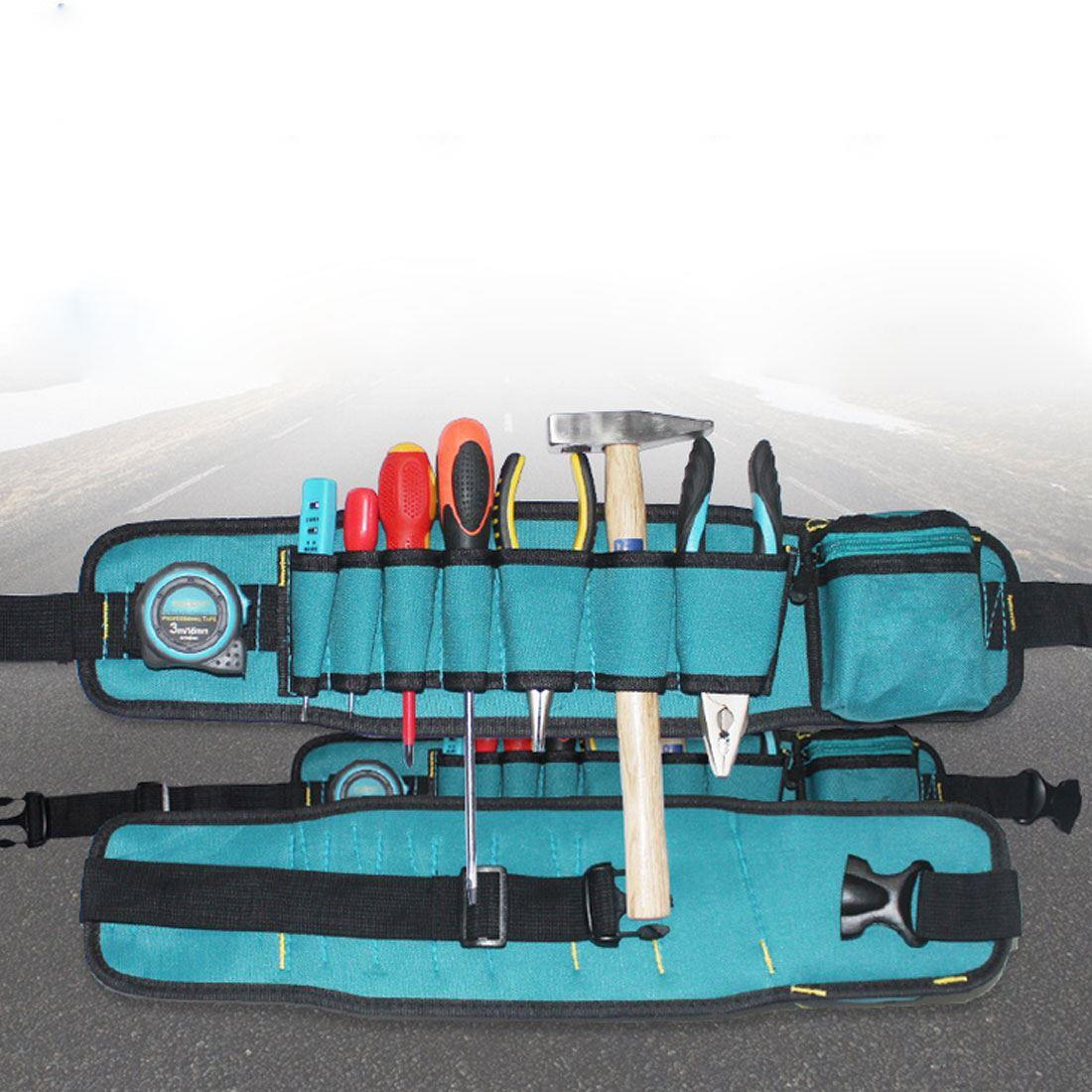 Carpenter Rig Hammer Tool Bag Waist Pockets Electrician Tool