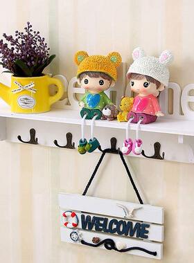 Wall Hanging Wood Key Hanger Holder Home Key Hooks Wooden Co