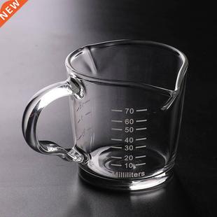 Glass Measuring Cup With Scale Thick Bottom Glass Mouth Milk