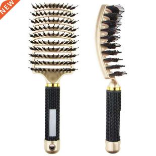 Girls Hair Scalp Massage Comb Hairbrush Bristle Nylon Women