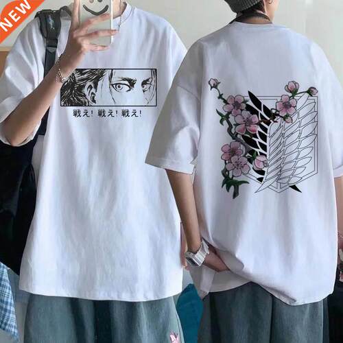 2021 Hot Anime Final Season Attack on Titan T Shirt Men Kawa